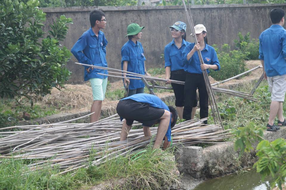 Chiến dịch mùa hè xanh 2015 tại xã Đông Phương, Huyện Kiến Thụy - ảnh 10