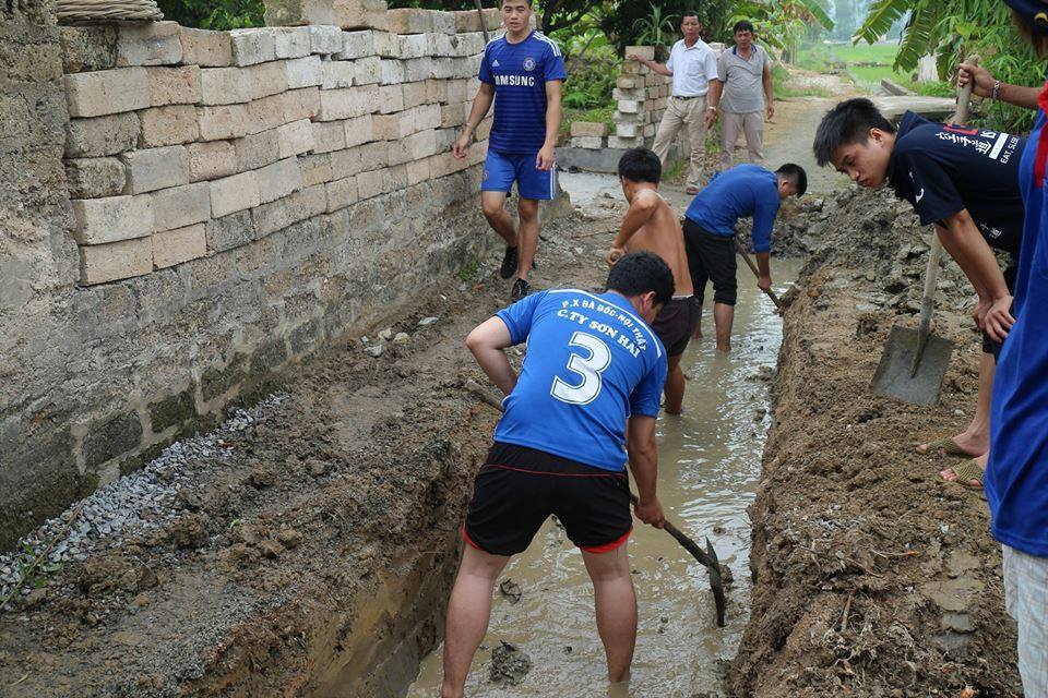 Chiến dịch mùa hè xanh 2015 tại xã Lại Xuân, Huyện Thủy Nguyên - ảnh 11