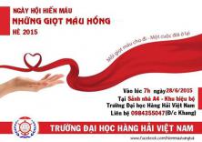 Ngày hội hiến máu tình nguyện "NHỮNG GIỌT MÁU HỒNG HÈ 2015"