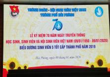 Lễ Kỷ niệm 70 năm ngày truyền thống Học sinh, Sinh viên Việt Nam